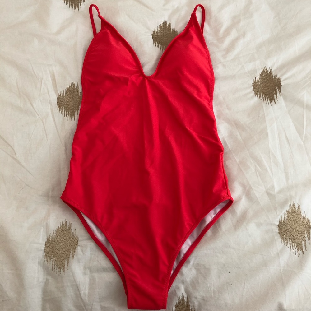 NWT Red One-piece Swimsuit Size S(4-6)